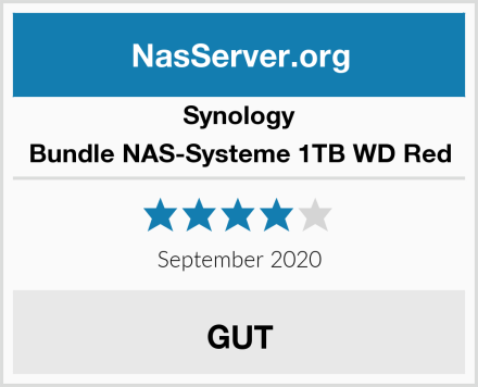 Synology Bundle NAS-Systeme 1TB WD Red Test