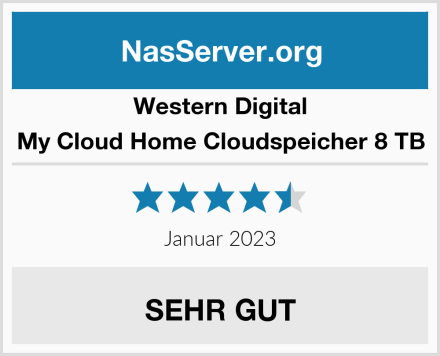 Western Digital My Cloud Home Cloudspeicher 8 TB Test