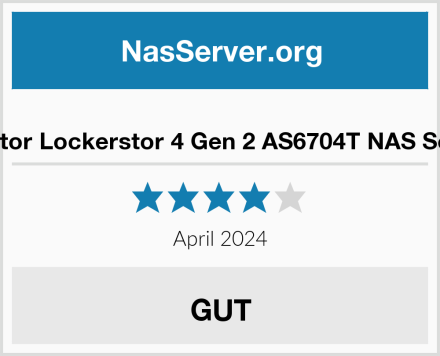  Asustor Lockerstor 4 Gen 2 AS6704T NAS Server Test